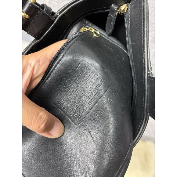 Vintage 1997 Coach 4133 Waverly Leather Tote Bag - Picture 6 of 8